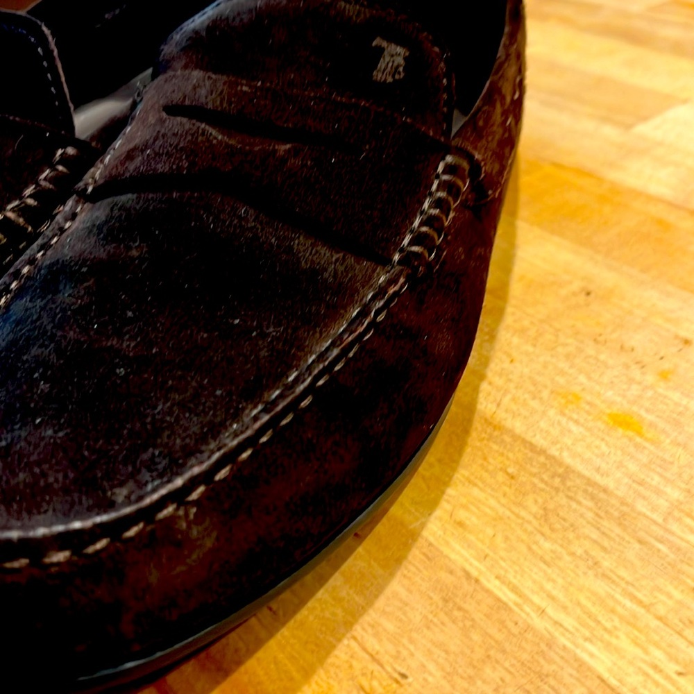 men’s Tod’s Suede Moccasins Size US10